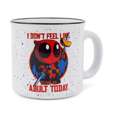 Taza camper Deadpool de Silver Buffalo para café diario.
