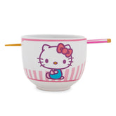 Silver Buffalo Hello Kitty tazón ramen 20 oz, ideal para comidas rápidas y coloridas