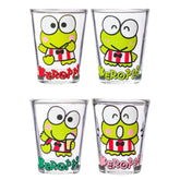 Vaso mini oficial Silver Buffalo con Keroppi sonriendo, ideal para colección
