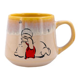 Taza Silver Buffalo Winnie the Pooh, 14 oz, con brillo reactivo ideal para café