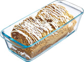 SIMAX Clásico molde para pan de vidrio transparente para ver el interior mientras horneas.