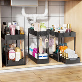 Simple Trending organizador bajo fregadero de dos niveles para más espacio.