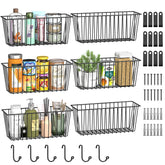 Simple Trending canastas de pared de malla para organización eficiente del hogar