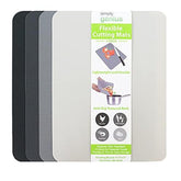 Simply Genius tablas-cortar-flexibles-rectangulares gris para uso flexible en la cocina.