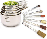 Conjunto Simply Gourmet medidores 12 piezas en acero inoxidable, precisión duradera para recetas