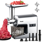Sinyder molino de carne eléctrico: potencia para moler carne rápida.
