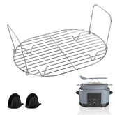 SISLAF rack vapor y asado para Ninja Foodi Pro facilita cocinar al vapor y asar