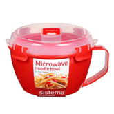 Sistema 1109ZS tazón para fideos en microondas, ideal para cocinar rápidamente.