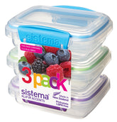 Conjunto Sistema KLIP IT Accents de 6.7 oz para snacks frescos y porciones.