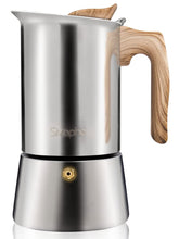 Cafetera Sivaphe moka de 9 tazas para inducción con aroma intenso