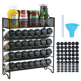Skiileor organizador de especias de 5 niveles para fácil acceso y orden en la cocina.
