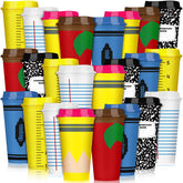 Taza Skylety de plástico para docentes con diseños elegantes, ideal para agradecer en clase.