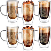 Sliner jarras navidad 6 unidades: ideal para reuniones y desayunos festivos.
