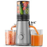 Smallhoo extractor de jugos con boca de 5,8 pulgadas para entrar frutas enteras