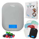 Smart Weigh balanza cocina digital gris para mediciones precisas de ingredientes