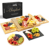 Smirly tabla charcutería grande para servir con estilo y presentación atractiva