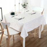 Mantel Smiry cuadrado de vinilo impermeable 54x54 para protección diaria