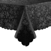 Mantel Smiry cuadrado de vinilo impermeable protege la mesa ante derrames.