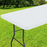 Mantel Smiry rectangular para mesa de 6 pies, protege la superficie con estilo.
