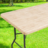 Smiry mantel rectangular con ajuste elástico e impermeable, ideal para exterior