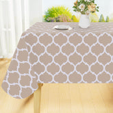 Mantel rectangular Smiry impermeable protege la mesa contra derrames y manchas