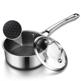 Olla SNOWCLAD con tapa de 1.5 cuartos, ideal para salsas y guisos.