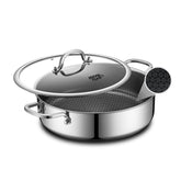 SNOWCLAD sartén hibrida antiadherente para cocinar con menos aceite.