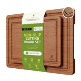 Tabla de cortar de bambú Socisen 11x8-5, superficie estable para picar verduras.