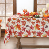 Mantel Softalker rectangular con caída de arce para mesa elegante