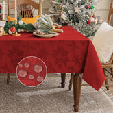 Softalker centro de mesa jacquard navideño eleva la ambientación festiva.