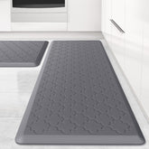 SoftDuo alfombra cocina 2 piezas gris: soporte cómodo para largas horas de pie