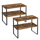 SONGMICS armario organizador para cocina con estantes, ideal para ordenar especias y utensilios.