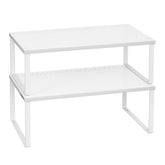 Organizador de armario SONGMICS de dos niveles para maximizar espacio vertical.