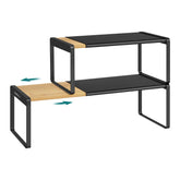 Songmics Home estantes espeias extendibles para optimizar la despensa