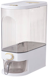 Sooyee dispensador de arroz transparente destaca capacidad de 9-10 kg