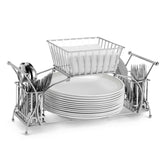 Sorbus cesta-servilletas: solución práctica para mantener servilletas y utensilios a mano.