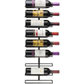 Sorbus estante vino de pared, 9 botellas, solución elegante para cocina o bar.