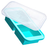 Souper Cubes, bandeja 2 tazas con tapa para porciones rápidas y congelar.