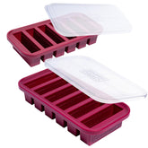 Souper Cubes: moldes de 1/2 taza para congelar, porciones rápidas para planificar comidas.