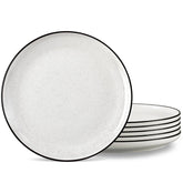 Plato SOVEGLEE blanco de 10-5 pulgadas para cena diaria, acabado liso y versátil.