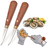 Cuchillo SPEENSUN para ostras con refuerzo de hoja para apertura estable