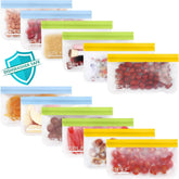 SPLF bolsas snack reutilizables con cierre hermético para conservar frescura