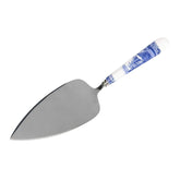 Spode Blue Italian, cuchara de servir pasteles en porcelana para presentar con elegancia.