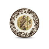 Plato Spode del bosque con halcón de cola roja, centro de mesa ideal.
