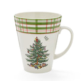 Taza Spode Árbol de Navidad 2025 de porcelana, ideal para café festivo.