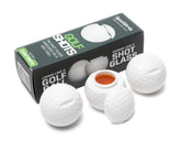 Sport Shots: vasos de chupito en forma de bola de golf, 3 unidades para salidas de golf