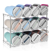 Spospo organizador de botellas apilable con gran capacidad para botellas 40 oz
