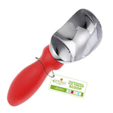 Spring Chef cuchara de helado, cabeza de acero inoxidable 304 para servir helado suave