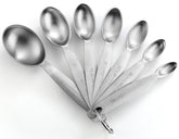 Spring Chef cucharas medidoras, diseño ovalado para precisión en horneado.