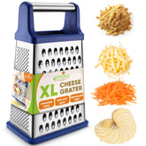 Spring Chef rallador parmesano XL con cuatro caras para rallado fino.